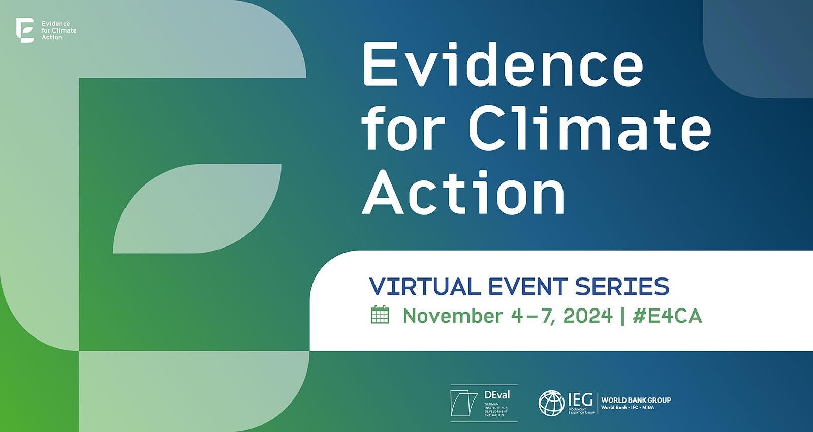 Evidence for Climate Action (E4CA)