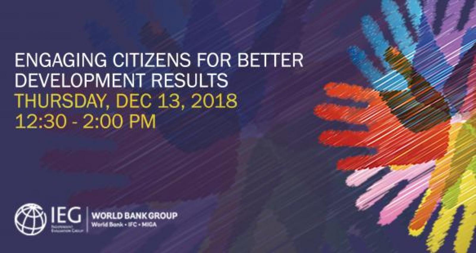 Engaging Citizens for Better Development Results
