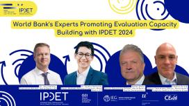 World Bank's Experts Promoting Evaluation Capacity Building with IPDET 2024