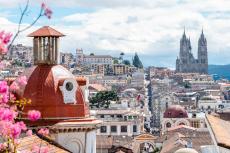 views of quito, old town, ecuador 