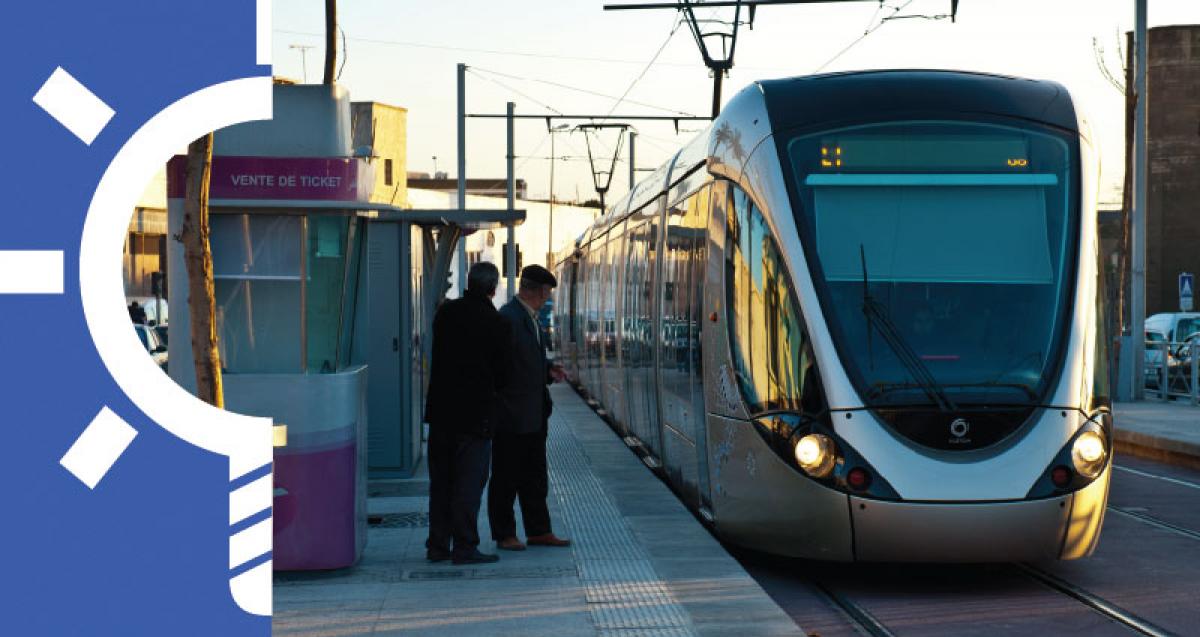 The tramway service between Rabat and Salé. Photo: Arne Hoel/World Bank