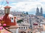 views of quito, old town, ecuador 