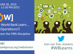 how the bank learns, learning in the World Bank